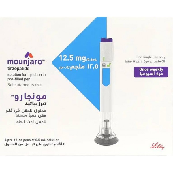 Заказать Mounjaro 12,5mg  Мунджаро 12,5мг 4 ручки