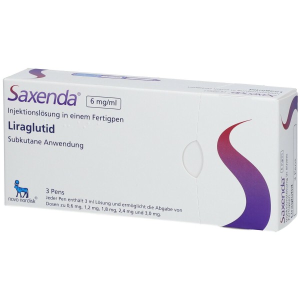 Саксенда SAXENDA  6мг/мл, 3мл 3 ручки